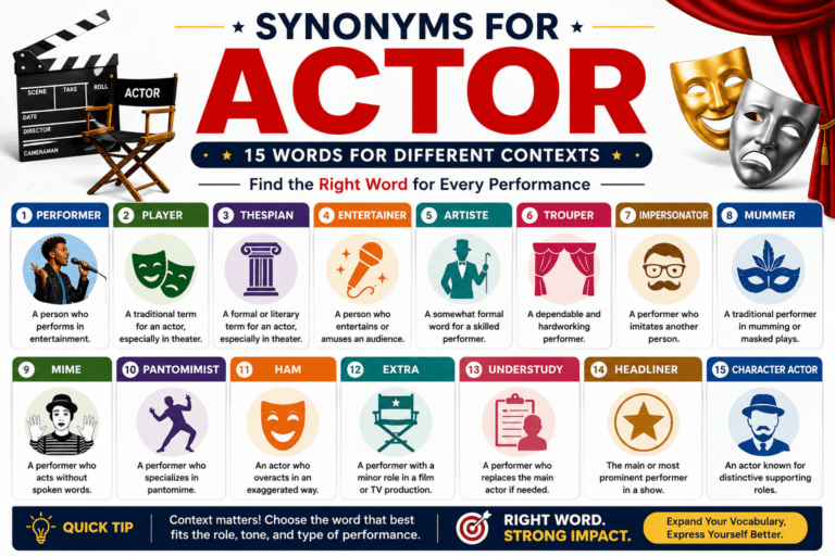 synonyms for actor