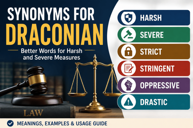 synonyms for draconian