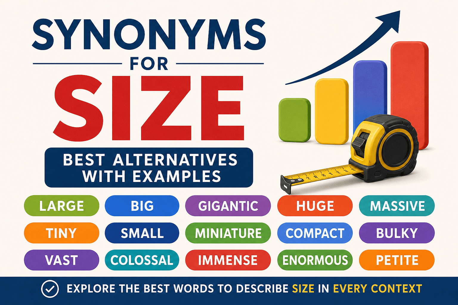 synonyms for size
