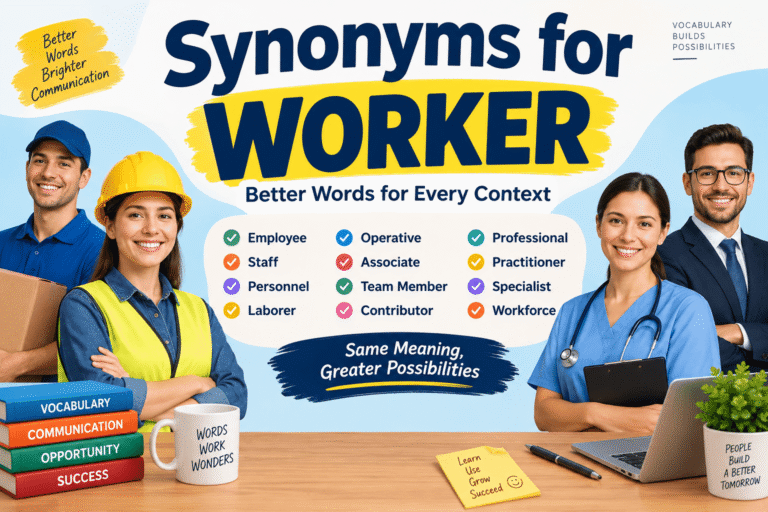 synonyms for worker