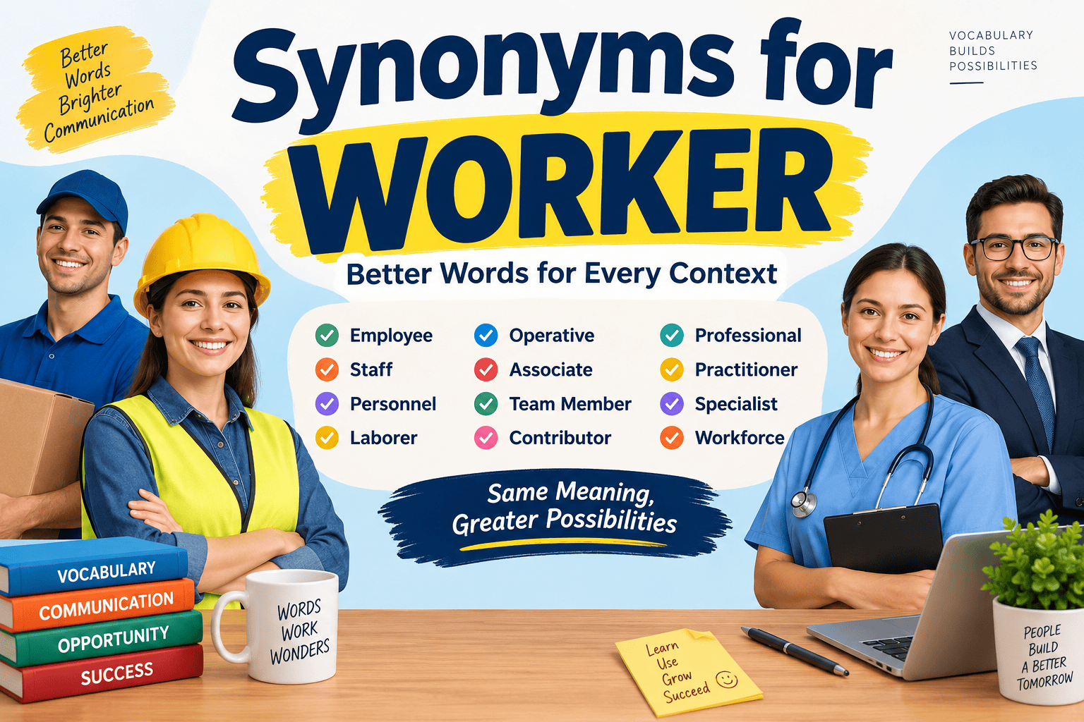 synonyms for worker