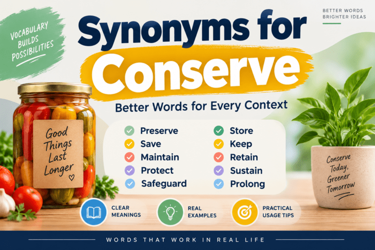 synonyms of conserve