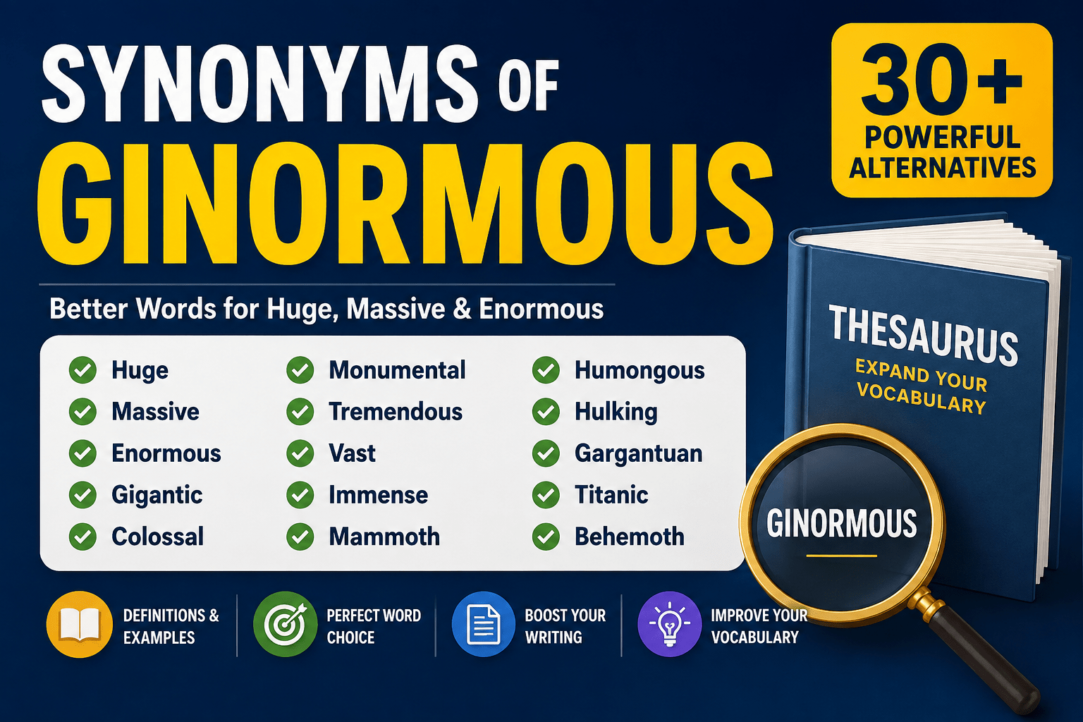 synonyms of ginormous