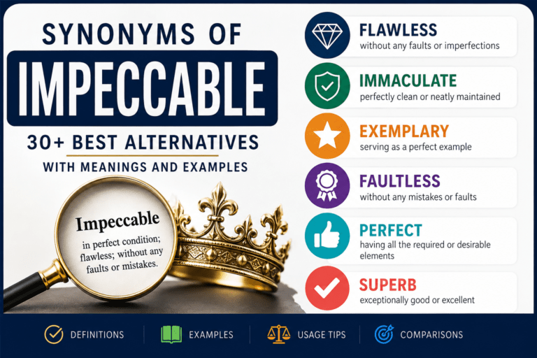 synonyms of impeccable