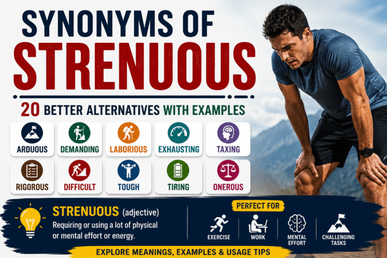 synonyms of strenuous